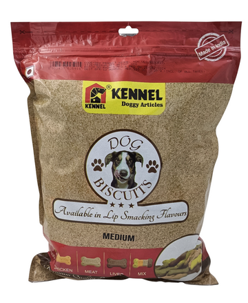 Kennel : Mix Non-Vegetarian Flavour Premium Dog Biscuits for Medium Breeds